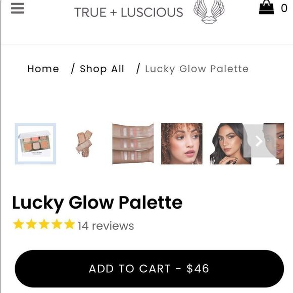 ⭐️HOST PICK⭐️ True + Luscious Lucky Glow Bronze and Highlight Palette - Picture 9 of 9